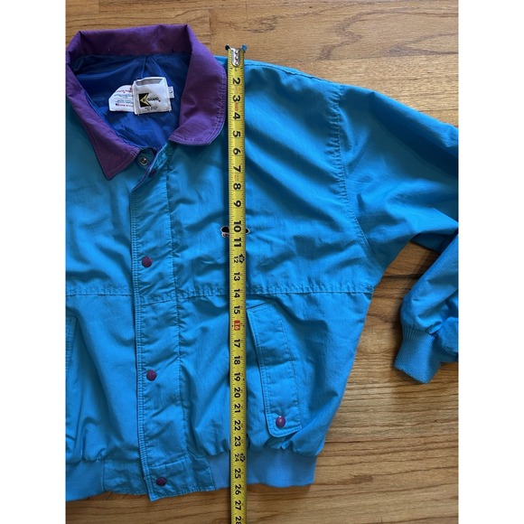 RARE Vintage Skoal Bandit KBrand Racing Jacket USA Large NASCAR Cowboy 80s Green - Picture 6 of 11